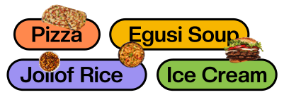 Restaurants and food delivery illustration